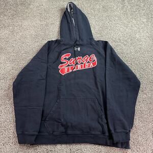 Under Armour Hoodie Mens Extra Large Black Florida Pullover Sweatshirt Casual